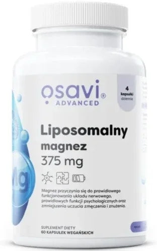 Osavi Liposomal Magnesium, 375 mg - 60 vegan caps