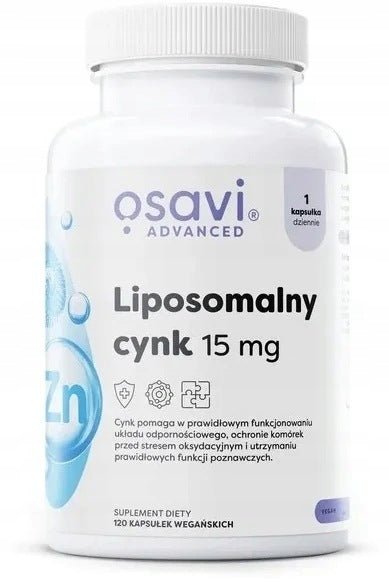Osavi Liposomal Zinc, 15mg - 120 vegan caps