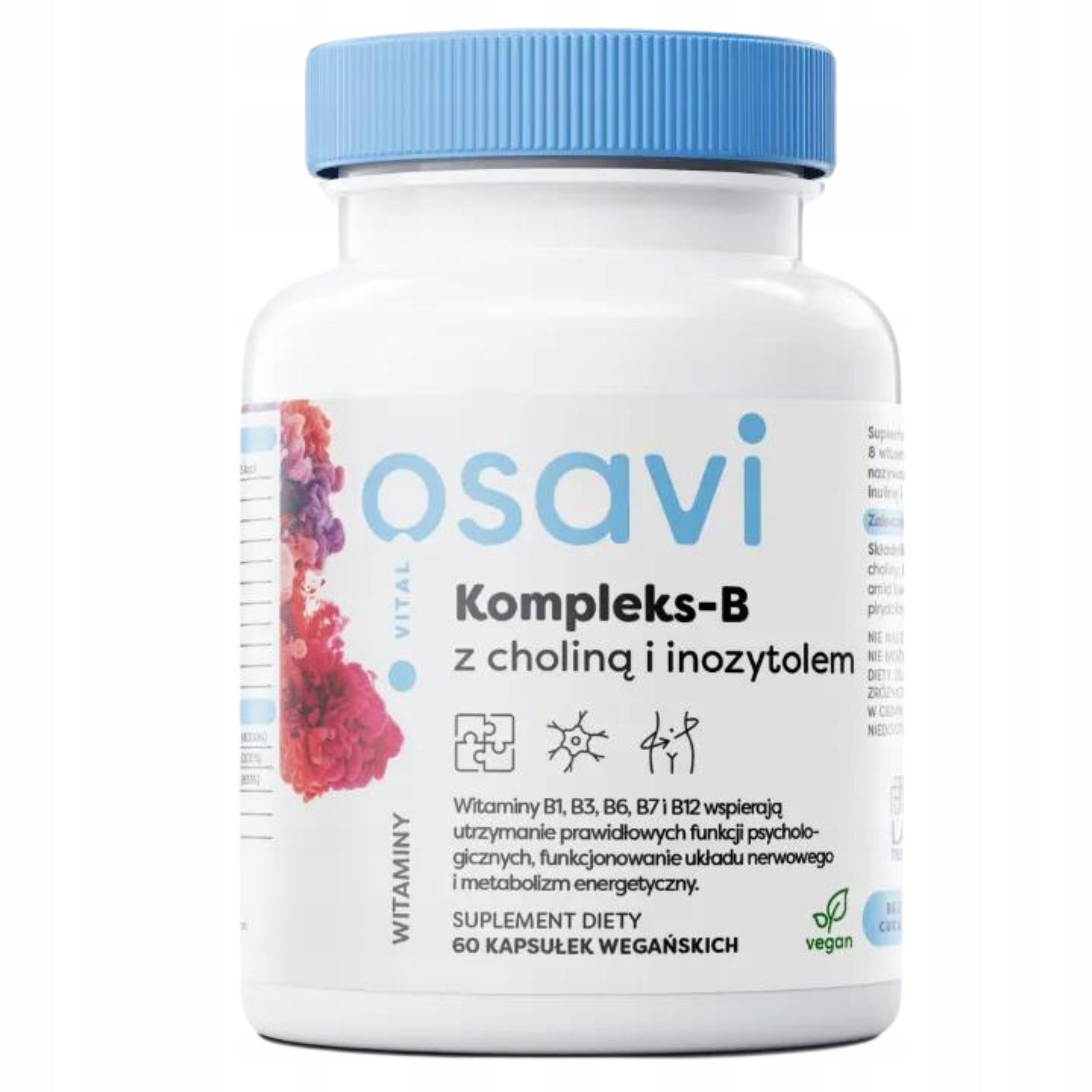 Osavi complex B capsules 60 pcs. without sugar vegan