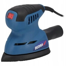 Oscillating Grinder DEDRA 125W Electric Wood Paper Set