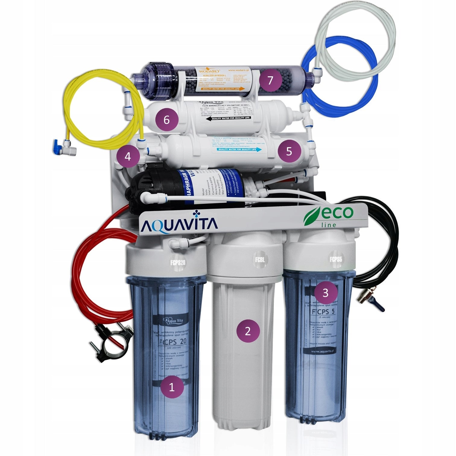 Osmosis RO7 Water Filter Ionizer REDOX -400 mV + Pressure Pump + STOCK Manufacturer code AVREDOXP