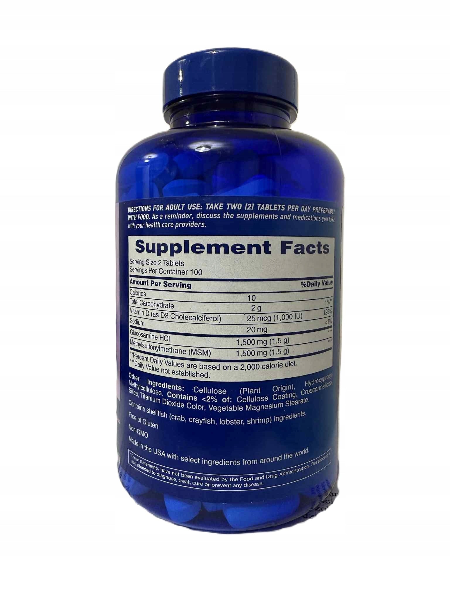 Osteo Bi-Flex Triple Strength D3 Glucosamine USA 200 tablets Brand Osteo Bi-Flex