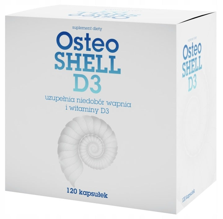 Osteo Shell D3 120 capsules calcium bone osteoporosis