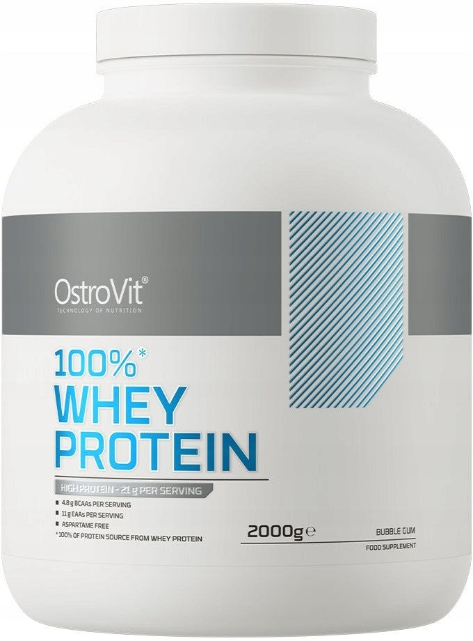 OstroVit 100% Whey Protein Conditioner Protein Flavour Balloon Gum 2000 g