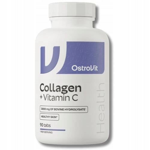 OstroVit COLLAGEN 90 TABLETS, BEEF COLLAGEN + VITAMIN C