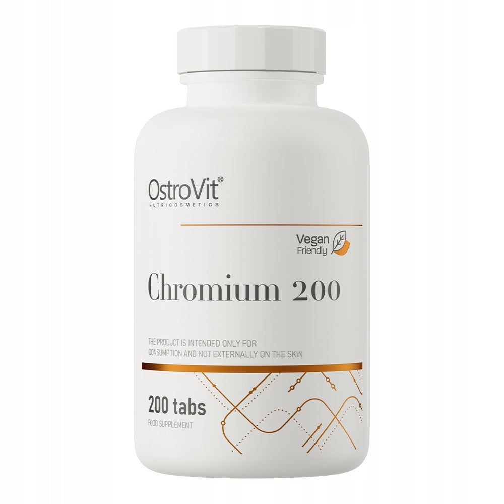 OstroVit Chromium 200mcg 200 tabs CHROMIUM PICOLINATE ORGANIC Metabolism