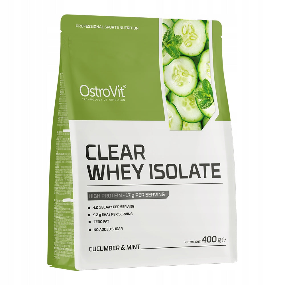 OstroVit Clear Whey Isolate 400 g cucumber mint WPI PROTEIN WITHOUT SUGAR