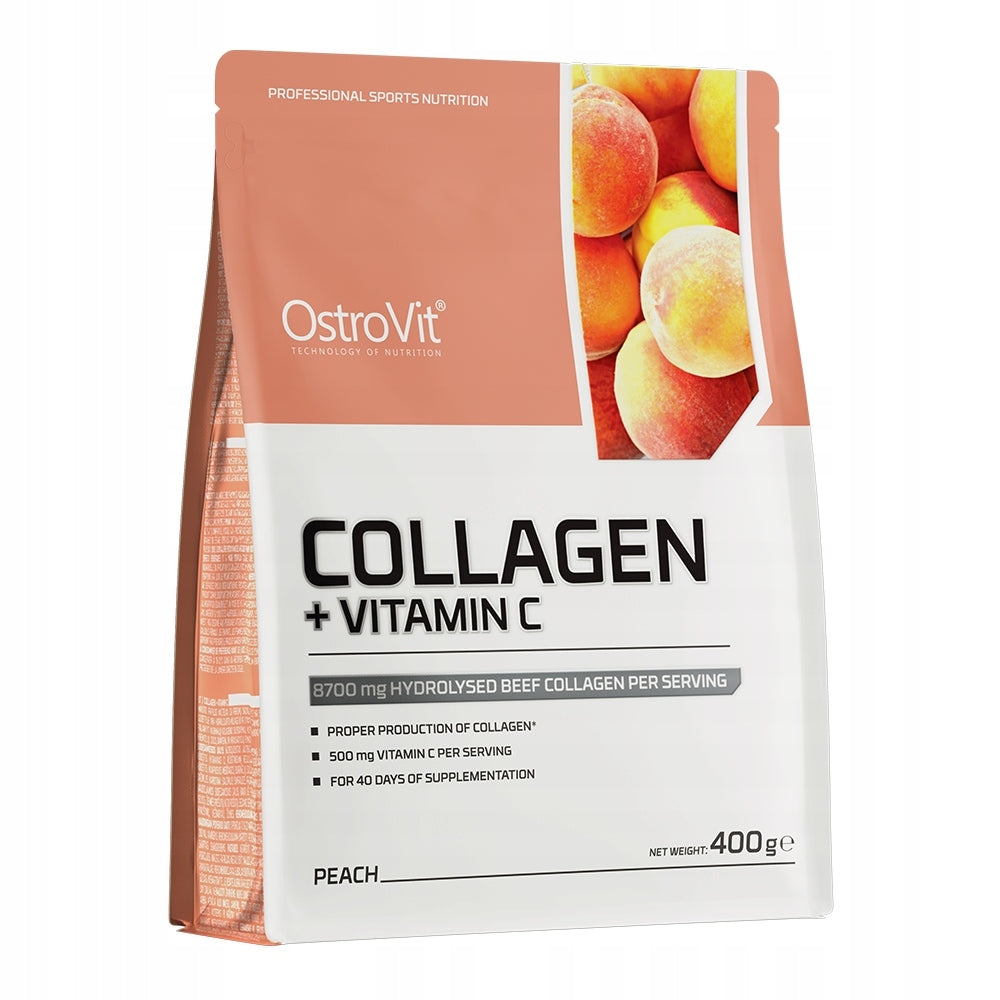 OstroVit Collagen + Vitamin C COLLAGEN VITAMIN C JOINTS Peach 400 g