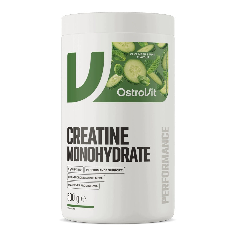 OstroVit Creatine Monohydrate 500g Cucumber Mint Freshness Refreshment STEVIA
