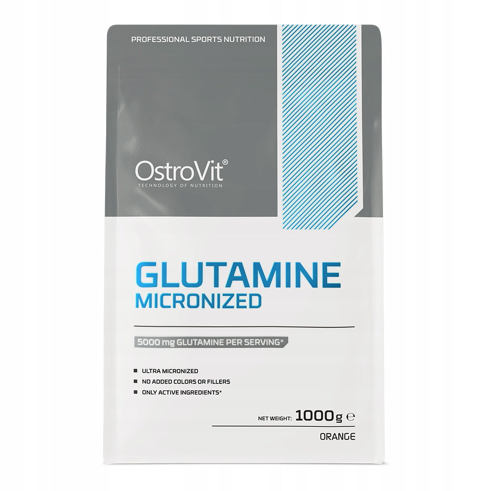 OstroVit Glutamine 1000g Orange L-Glutamine Without Sugar Expiration date at least 1 year from the date of purchase