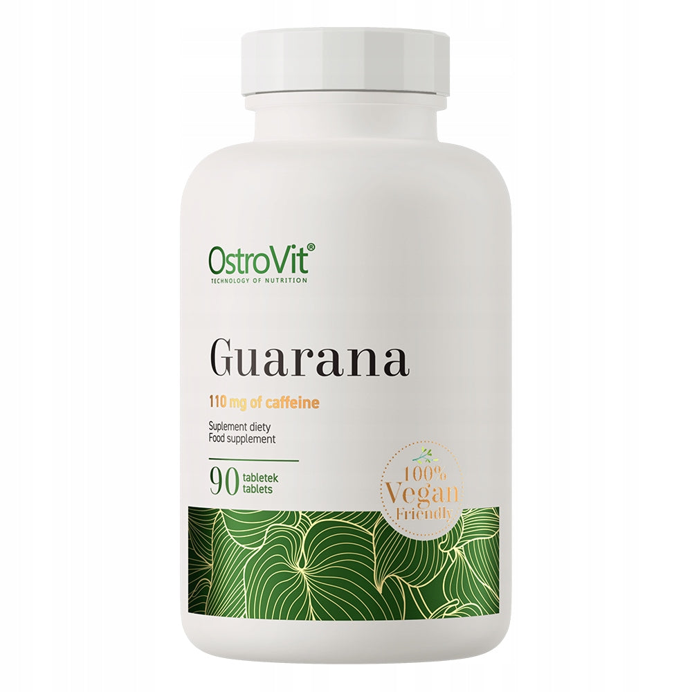 OstroVit Guarana 90 tabs STIMULATION CAFFEINE 110 mg MEMORY Caffeine