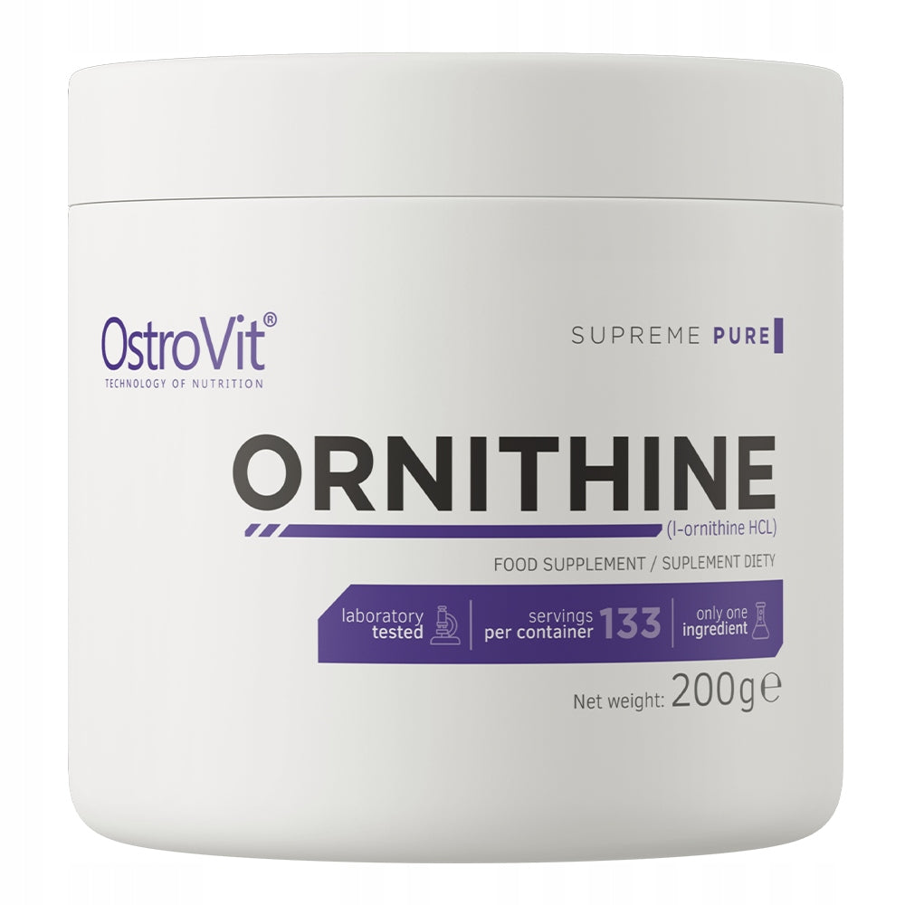 OstroVit L-Ornithine HCl Powder 200 g Pure WITHOUT ADDITIVES Regeneration