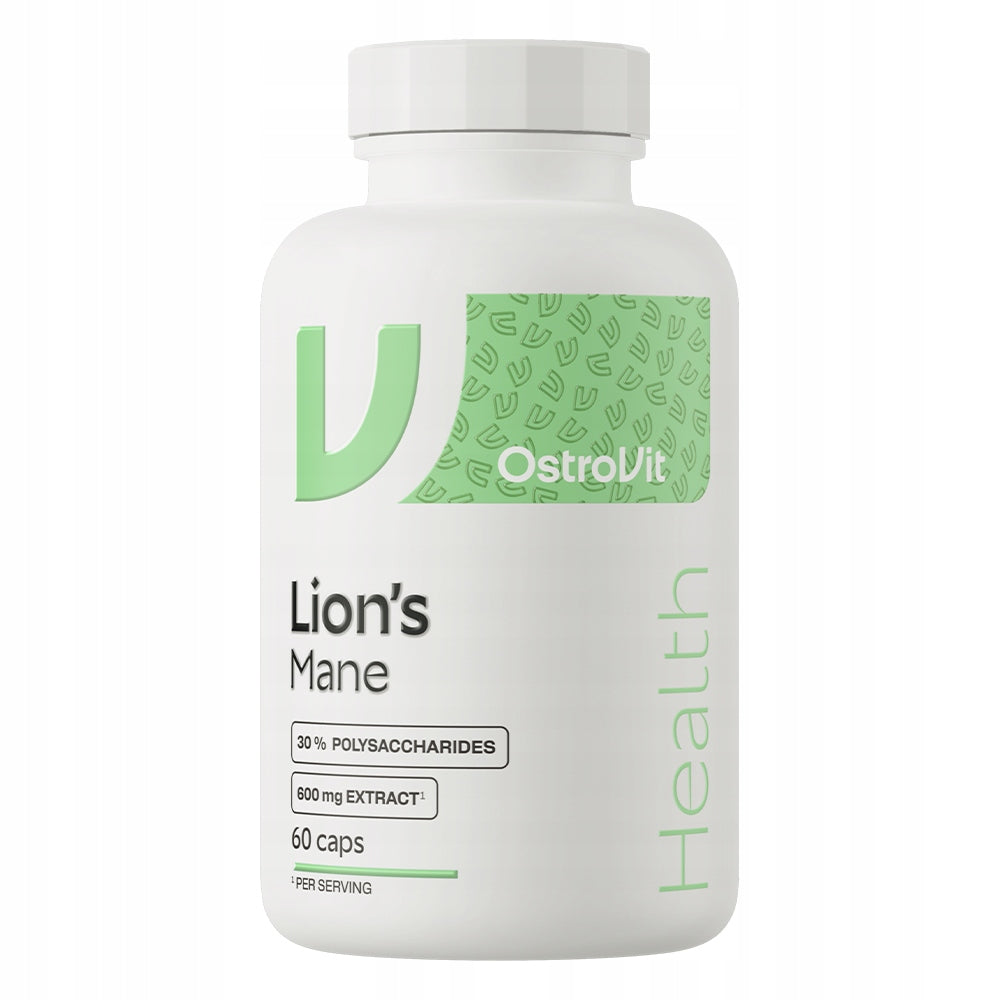 OstroVit Lion's Mane VEGE 60caps. MEMORY, CONCENTRATION, POLYSACCHARIDES
