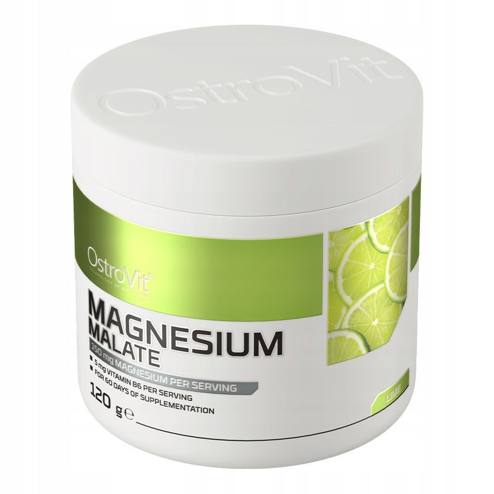 OstroVit Magnesium Malate 150mg Vitamin B6 FOR FATIGUE in Lime Powder Expiration date at least 1 year from the date of purchase