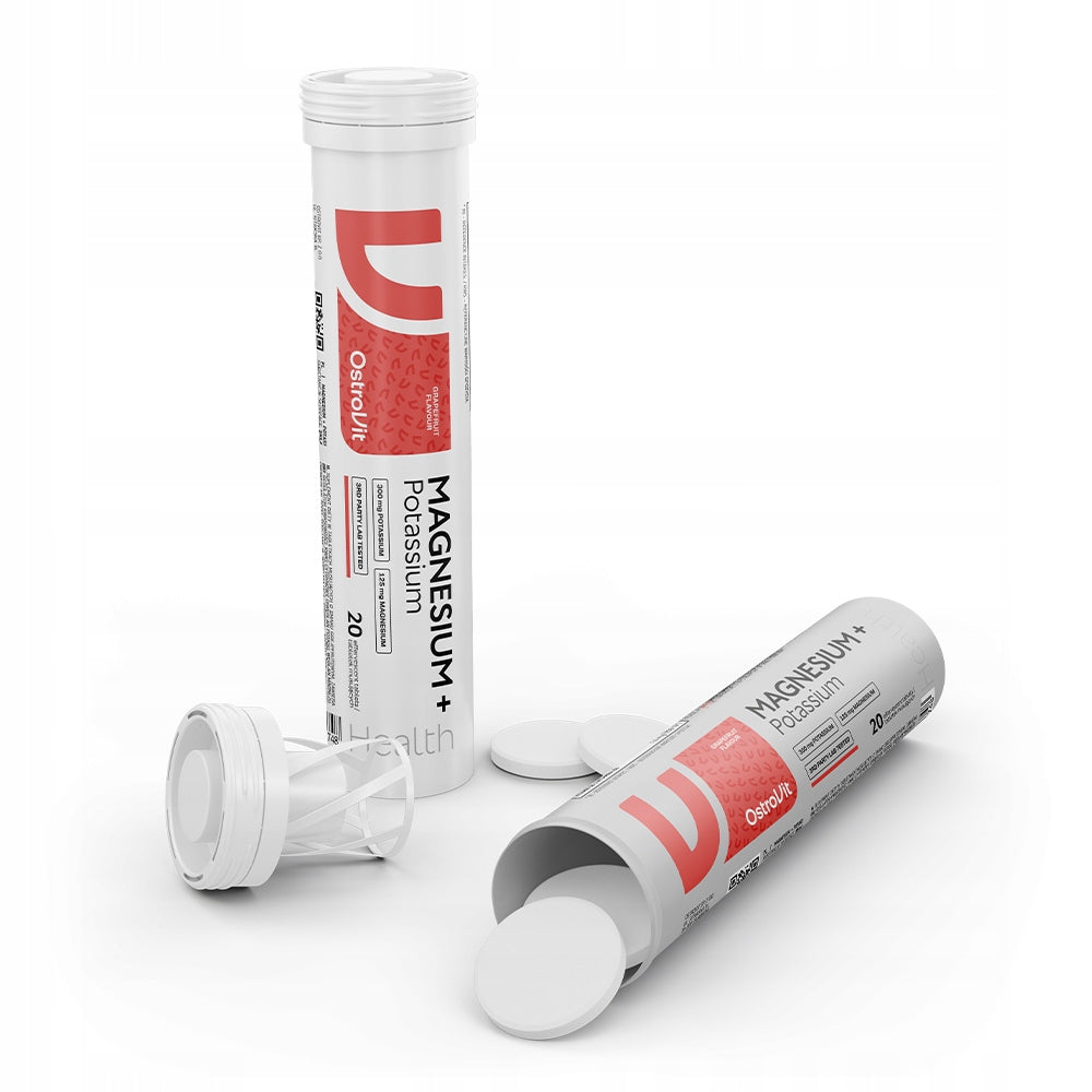 OstroVit Magnesium + Potassium 20 tab Wit B6 Electrolytes Contractions Nerves Fatigue Manufacturer code 5903933908748