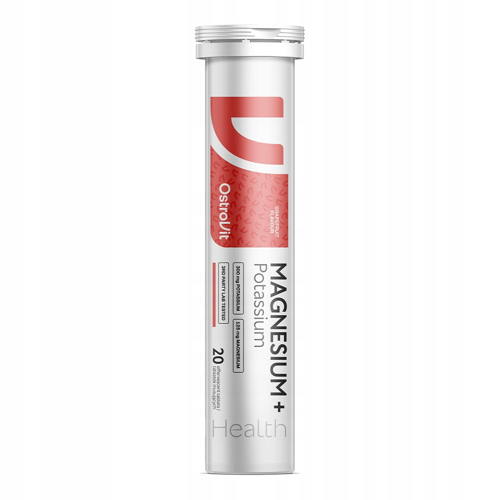 OstroVit Magnesium + Potassium 20 tab Wit B6 Electrolytes Contractions Nerves Fatigue
