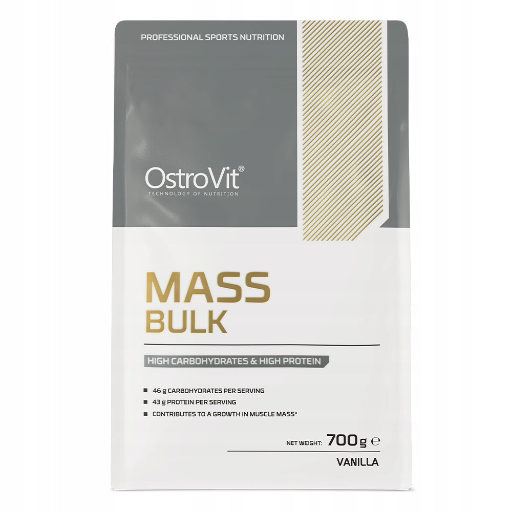 OstroVit Mass Bulk 700g Gainer Protein Vanilla Carbohydrates Expiration date at least 1 year from the date of purchase