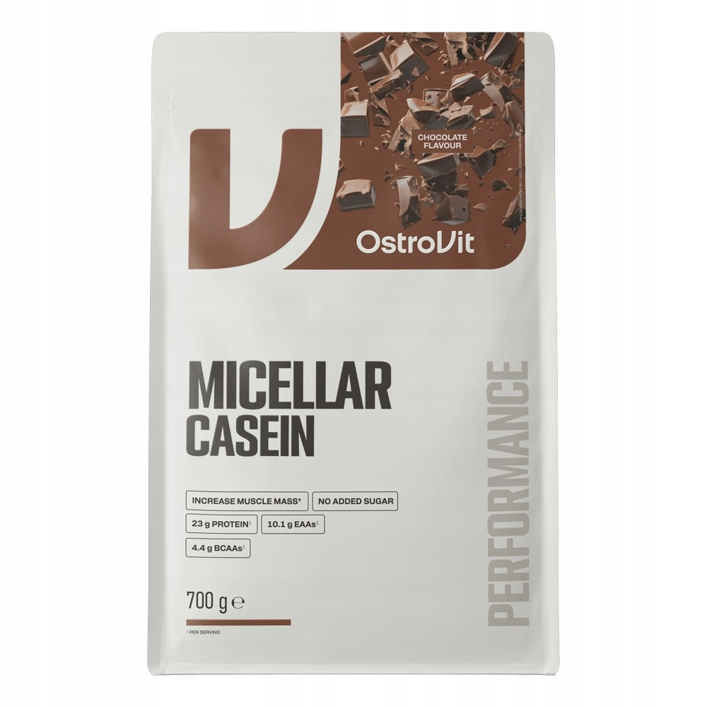OstroVit Micellar Casein 700 g Protein Before Sleep at Night Regeneration Packaging status original