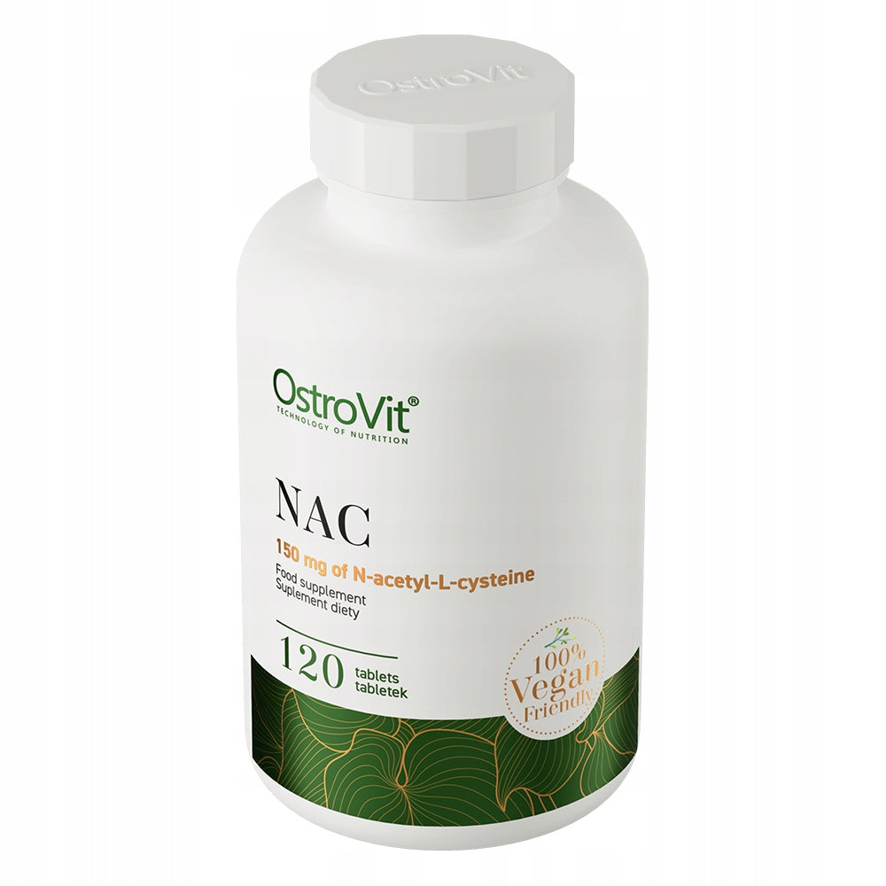 OstroVit NAC VEGE 120 tab N-acetyl-L-cysteine 150 mg Insulin resistance Manufacturer code 5903933921549