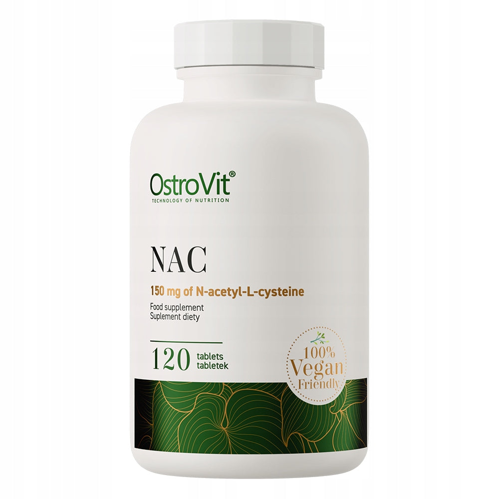 OstroVit NAC VEGE 120 tab N-acetyl-L-cysteine 150 mg Insulin resistance