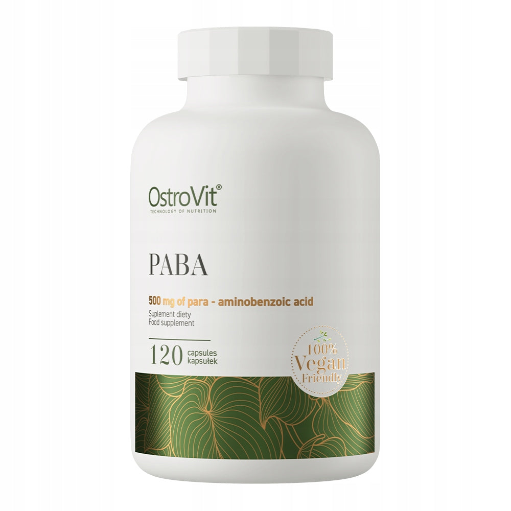 OstroVit PABA VEGE 120 kaps Para-aminobenzoic acid 500 mg VITAMIN B10