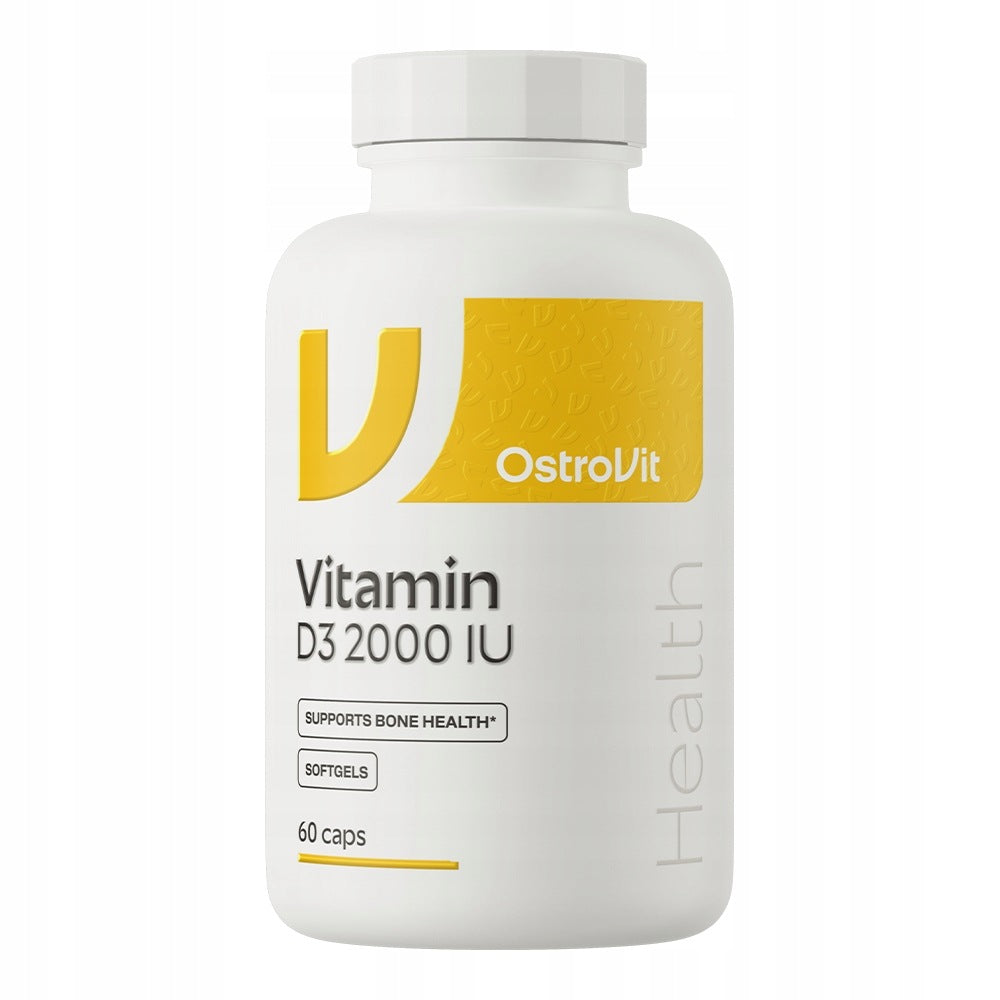 OstroVit Vitamin D3 2000 IU softgels 60 caps VITAMIN D3 FOR TWO MONTHS