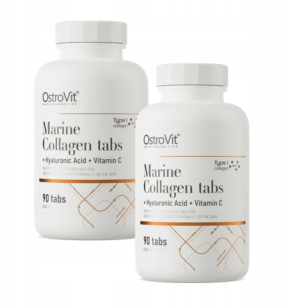 OstroVit marine fish collagen type I + hyaluronic acid + vitamin C 2x90 tab
