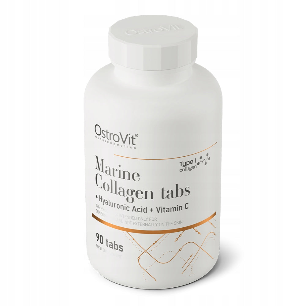 OstroVit marine fish collagen type I + hyaluronic acid + vitamin C 90 tabs Brand OstroVit