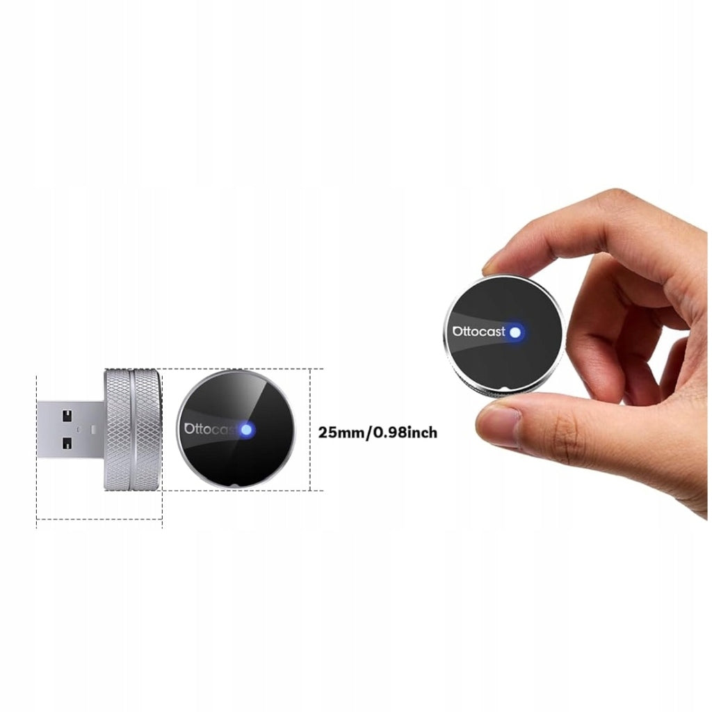 Ottocast Mini Slim Tube – Wireless CarPlay Adapter / Android Auto Manufacturer code CP88-T4