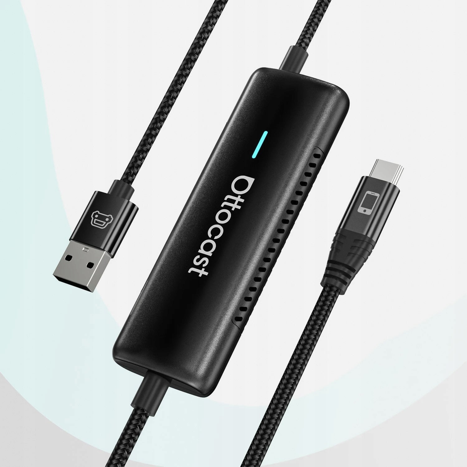 Ottocast Mirror Touch Wireless Car Play Android Dual Band Wi-Fi Adapter Brand Ottocast