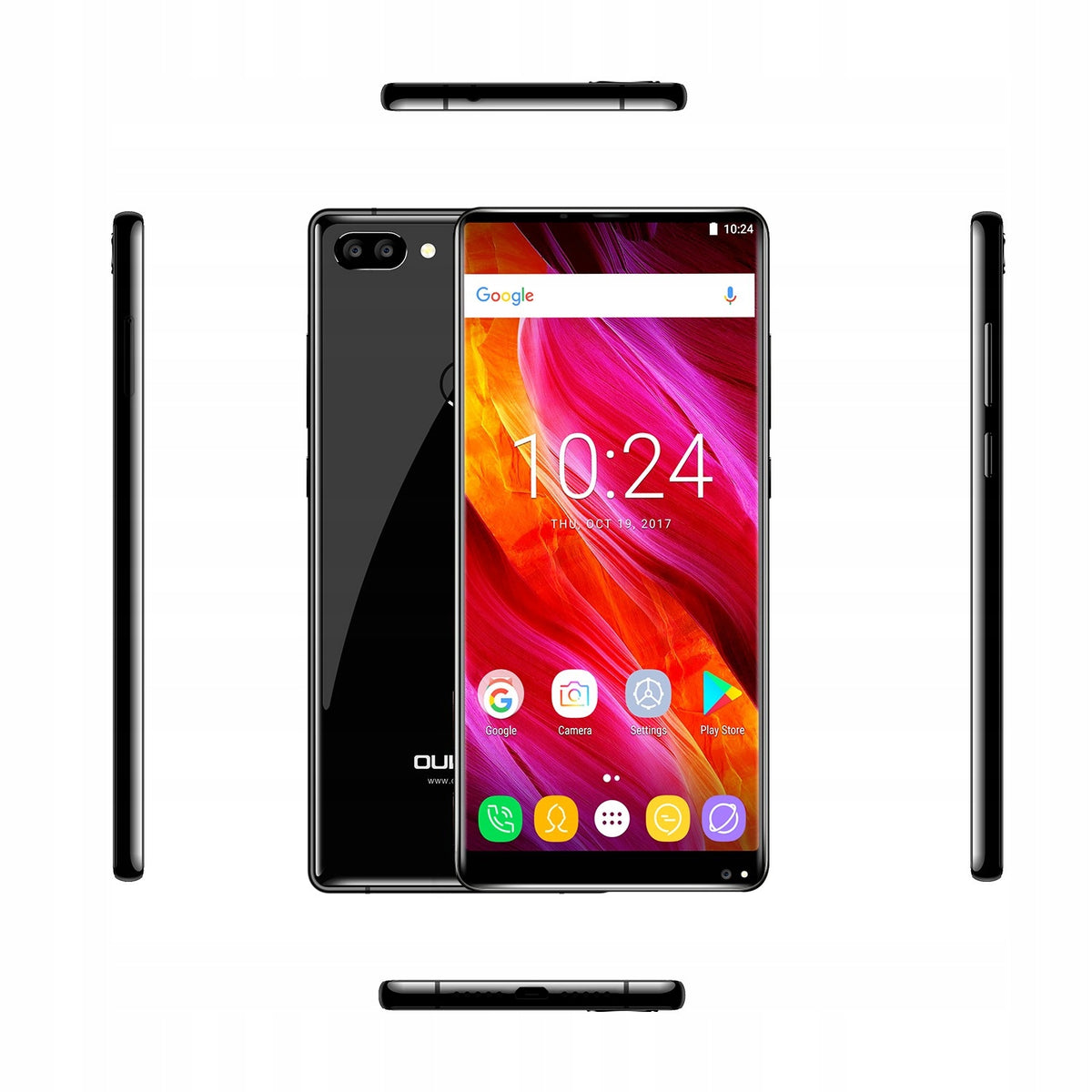 Oukitel Mix 2 6/64GB, smartphone, black Packaging status original