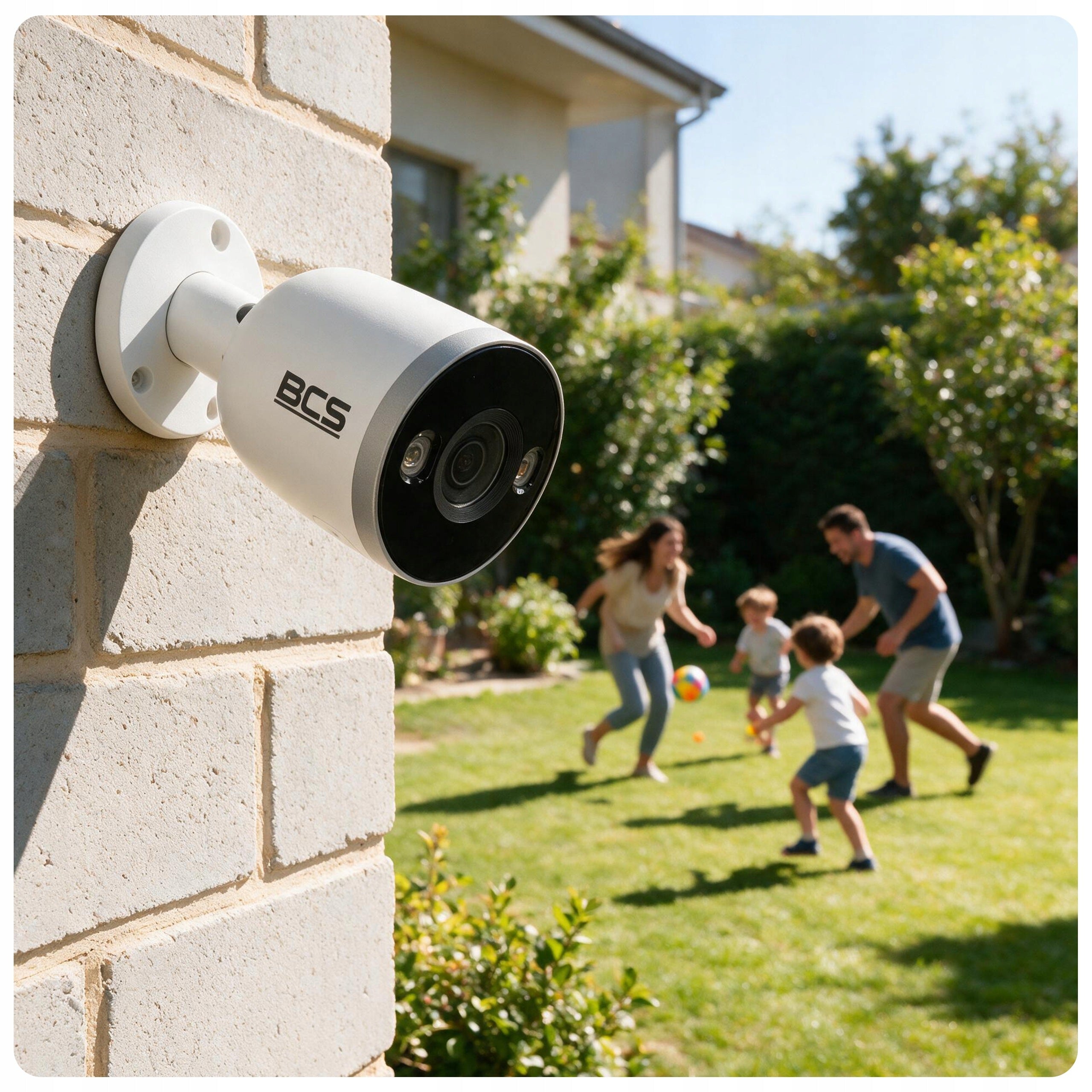 Outdoor Camera WiFi Wireless Tube 5Mpx Human Vehicle IR 30m BCS Manufacturer code BCS-L-THOME02