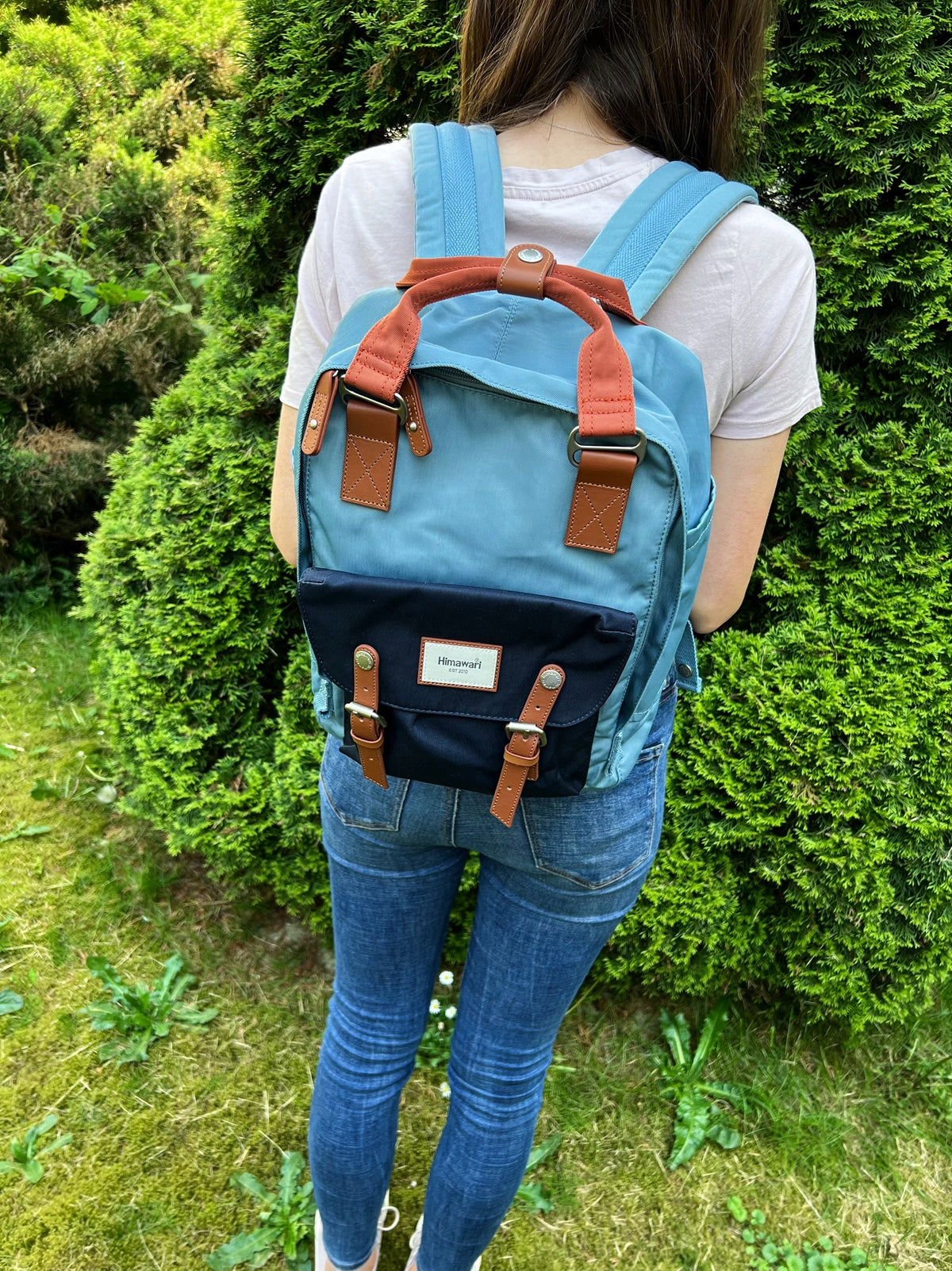 Outdoor City School Backpack Himawari HM188L for Laptop 13,3 14,1 Non-Game Brand Himawari