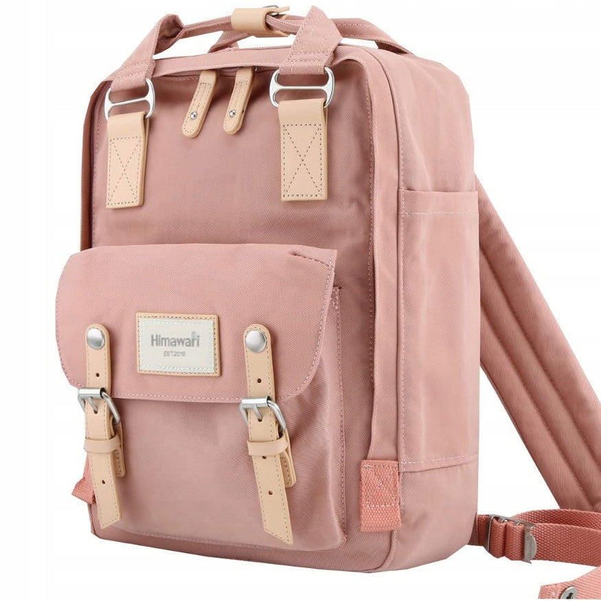 Outdoor City School Backpack Himawari HM188L for Laptop 13,3 14,1 pink
