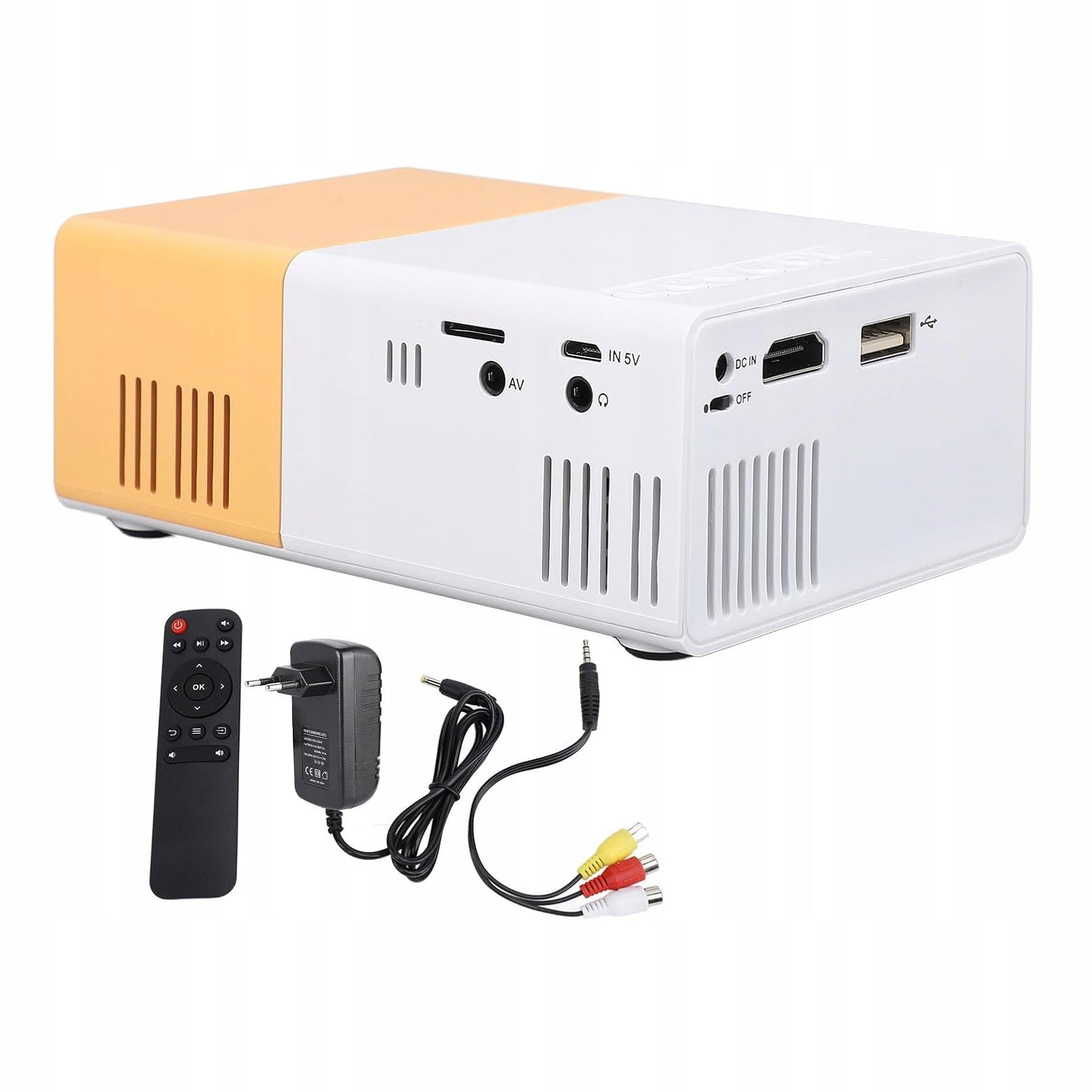 Outdoor Film Projector for Home Theater, Portable Mini Projector Packaging status original