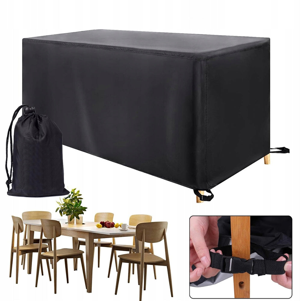 Outdoor Furniture Cover 230x165x80cm Waterproof Black 210D