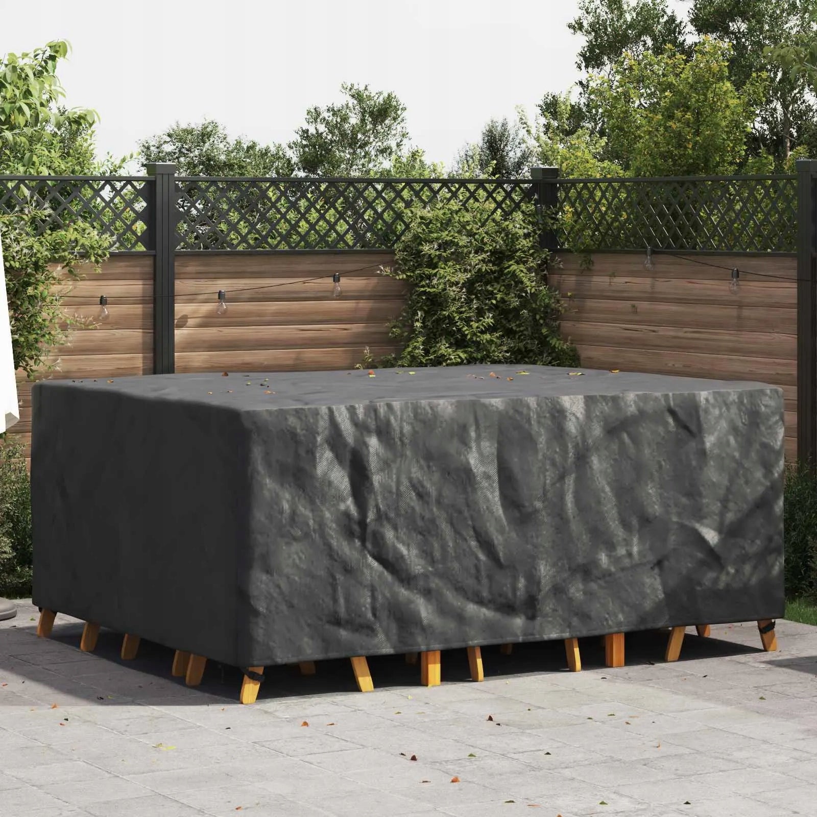 Outdoor Furniture Cover Black 240 x 190 x 90 cm 420D Manufacturer VidaXL