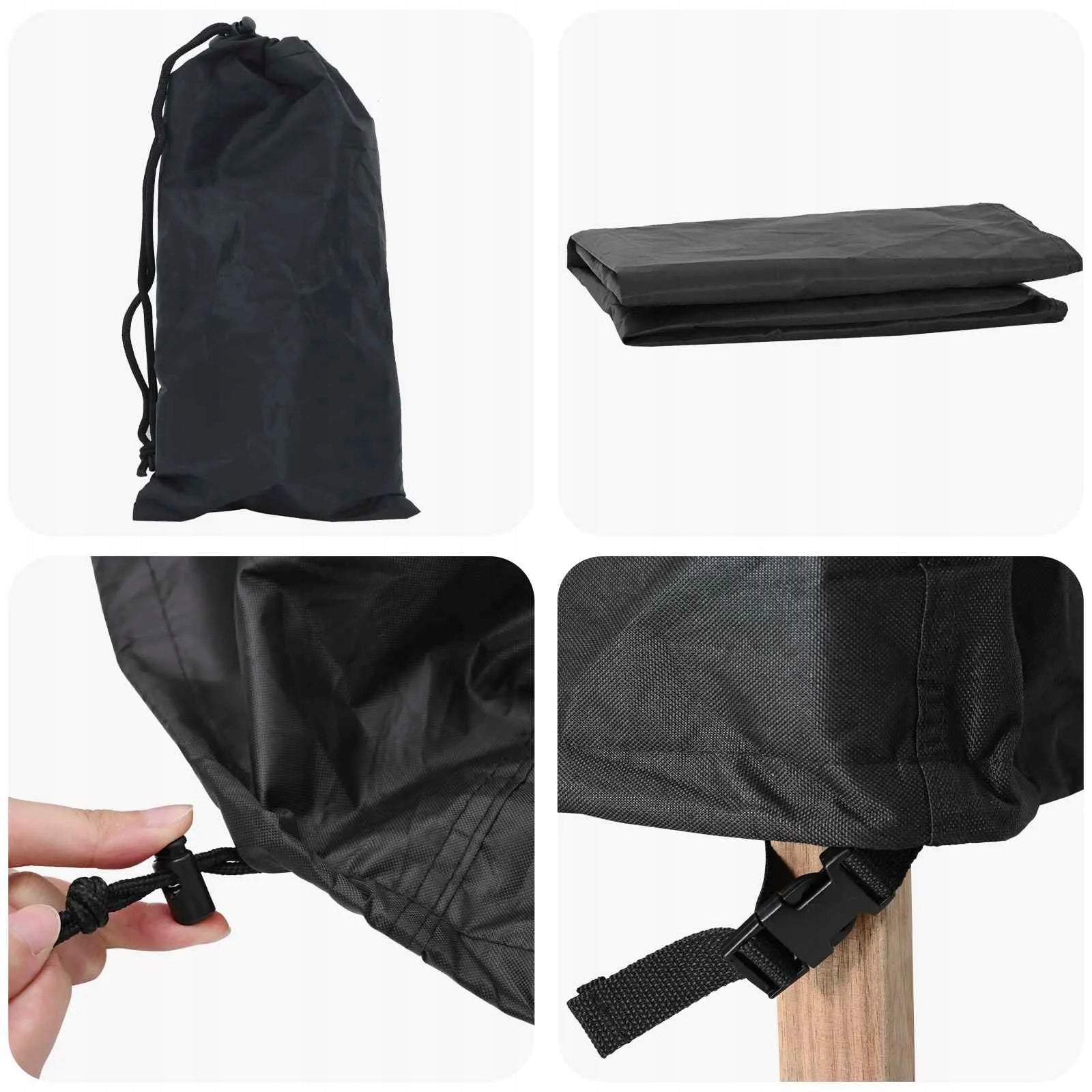 Outdoor Furniture Cover Black 300 x 300 x 70 cm 420D Product height 1 cm