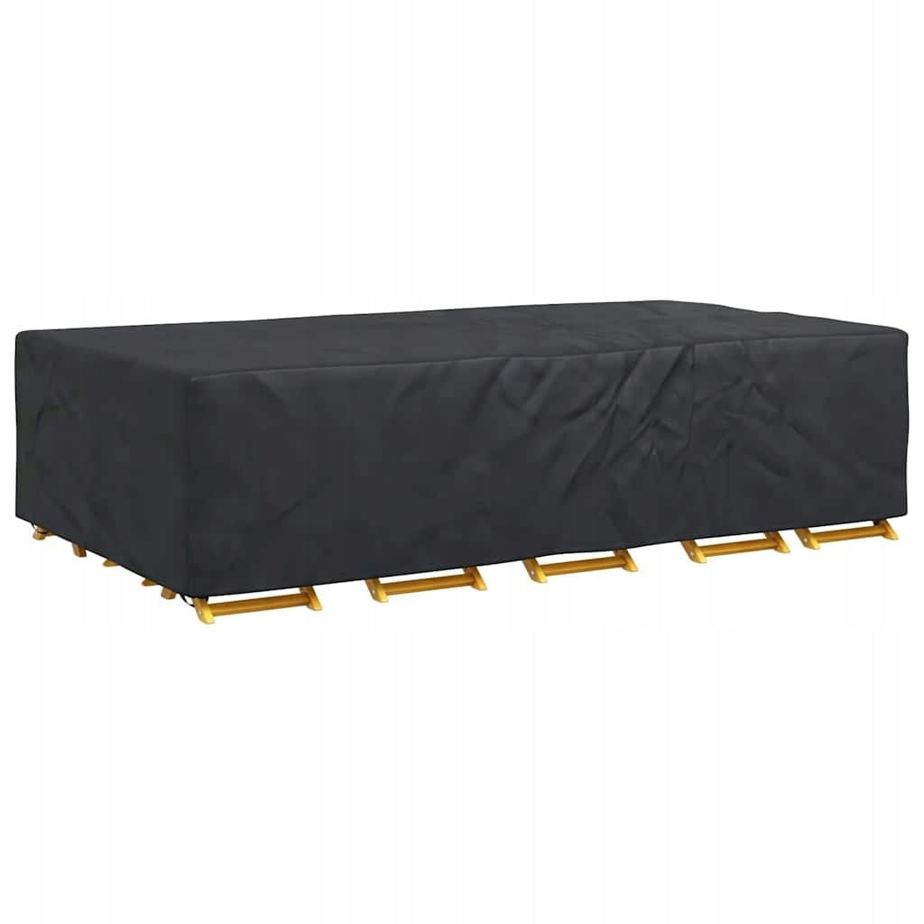 Outdoor Furniture Cover Black 315 x 180 x 74 cm 210D Product height 1 cm