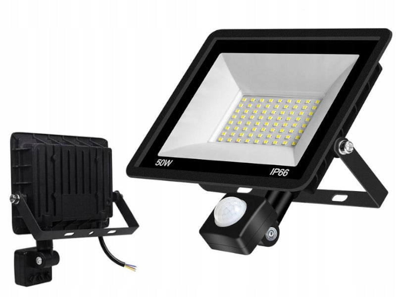 Outdoor Halogen Lamp for Garage 50W IP65 + Detector