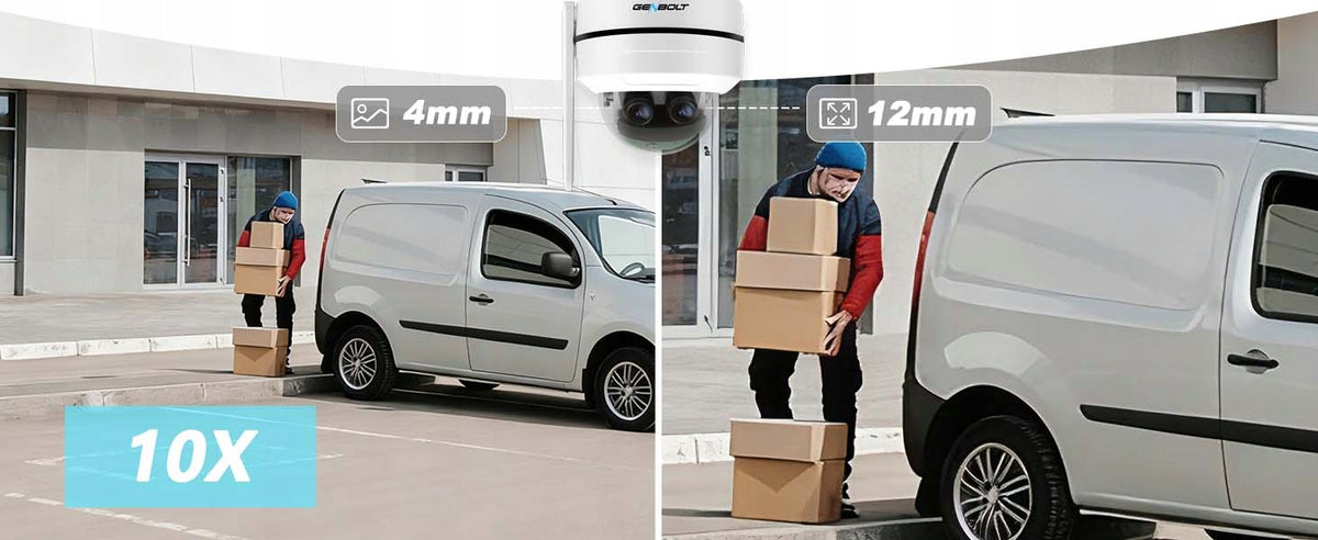 Outdoor/Indoor WiFi 2.5K PTZ POE IP Camera CCTV with 4x Optical & 10X Zoom Packaging status original