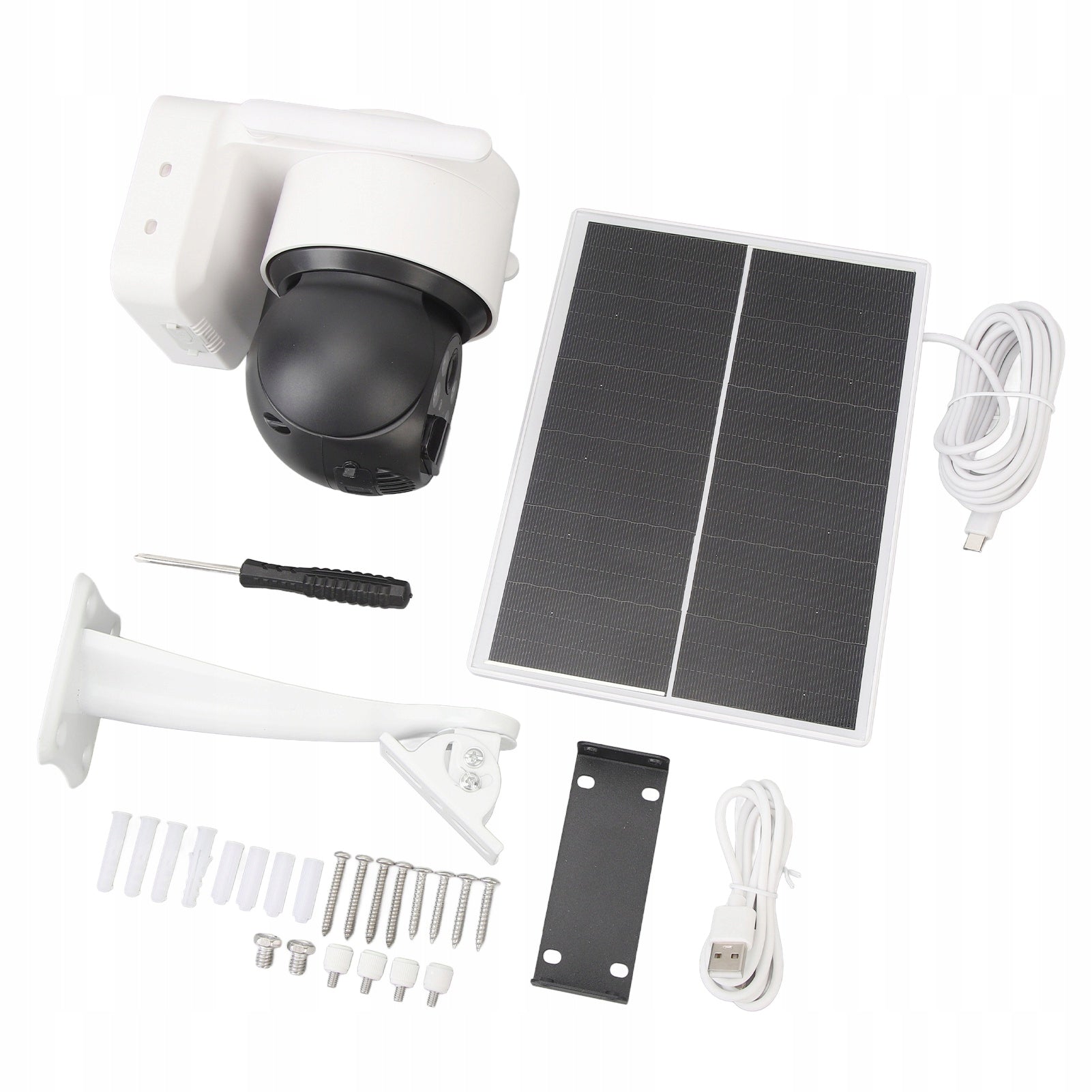 Outdoor Security Camera With Solar Panel 6600MAH 2 Way Talk 3MP JT Brand no brand