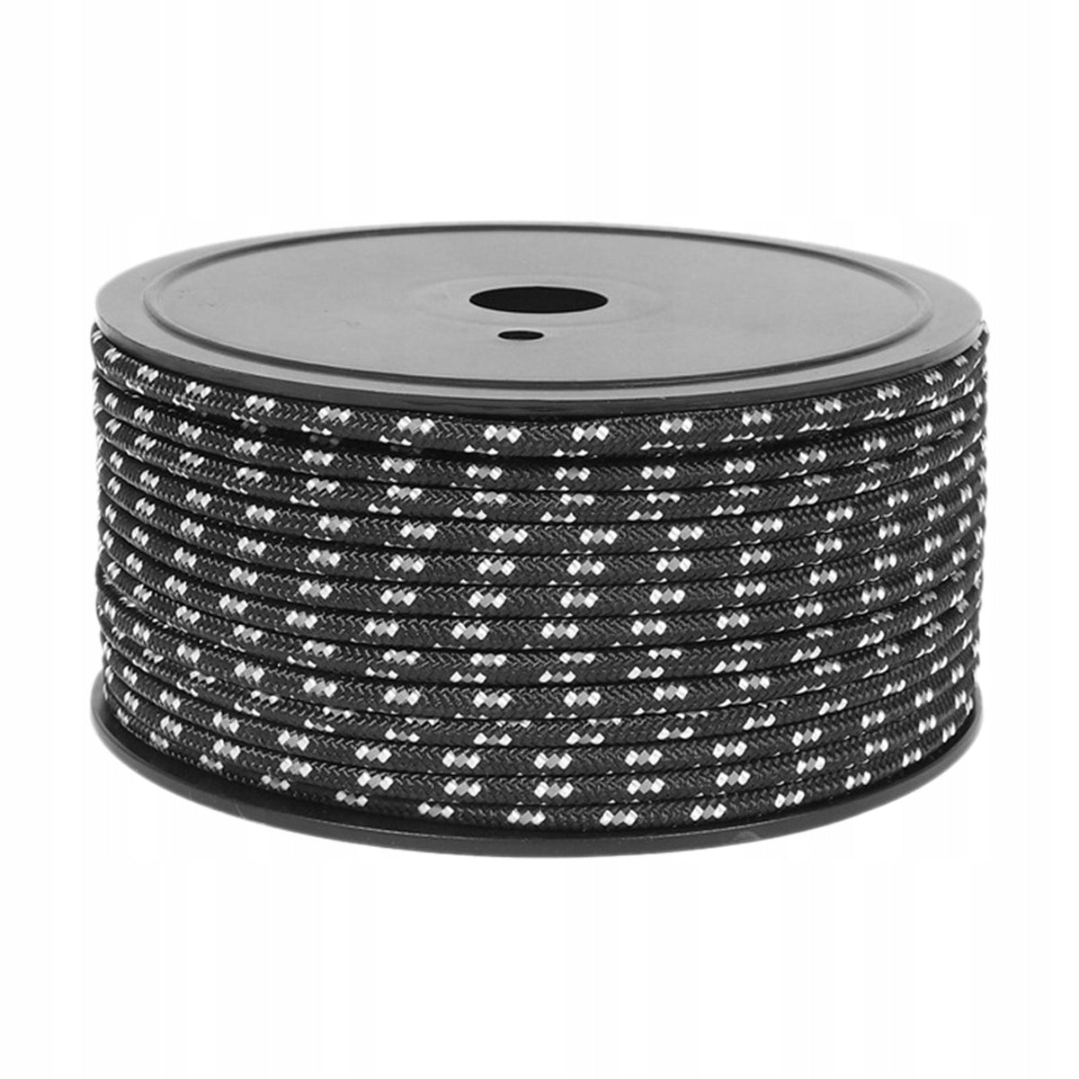 Outdoor Tent Rope 4mm Thickness Reflective Rope Wind Rope for Hammock black