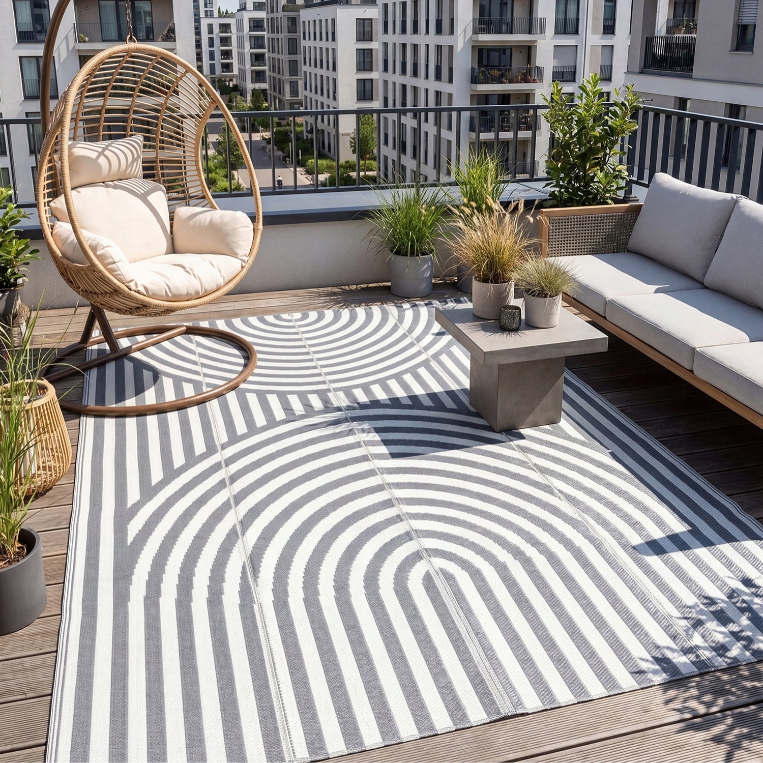 Outdoor Terrace Carpet 200x300cm Huge Waterproof For Terrace Balcony Packaging status original