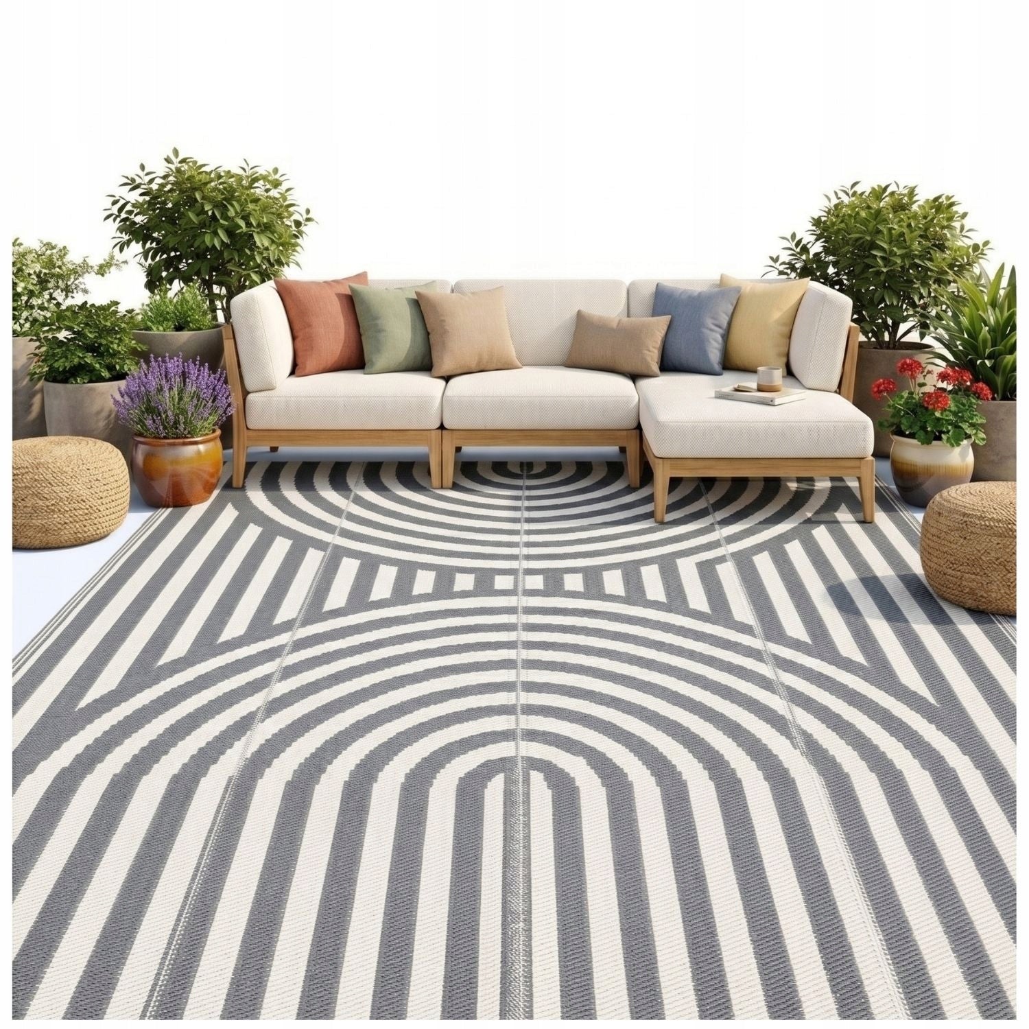 Outdoor Terrace Carpet 200x300cm Huge Waterproof For Terrace Balcony