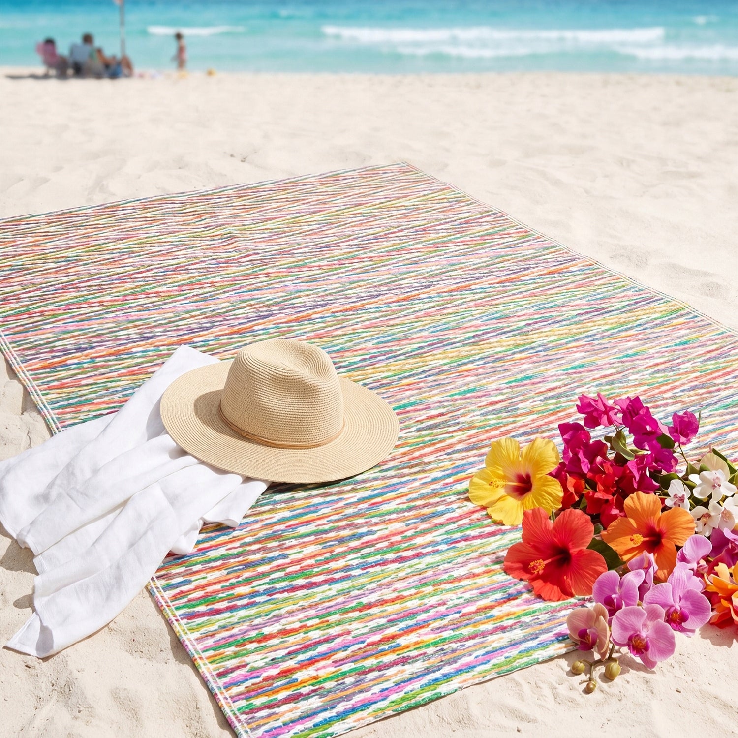 Outdoor Terrace Rug 150x200 Large Waterproof For Balcony Double Sided Product width 150 cm