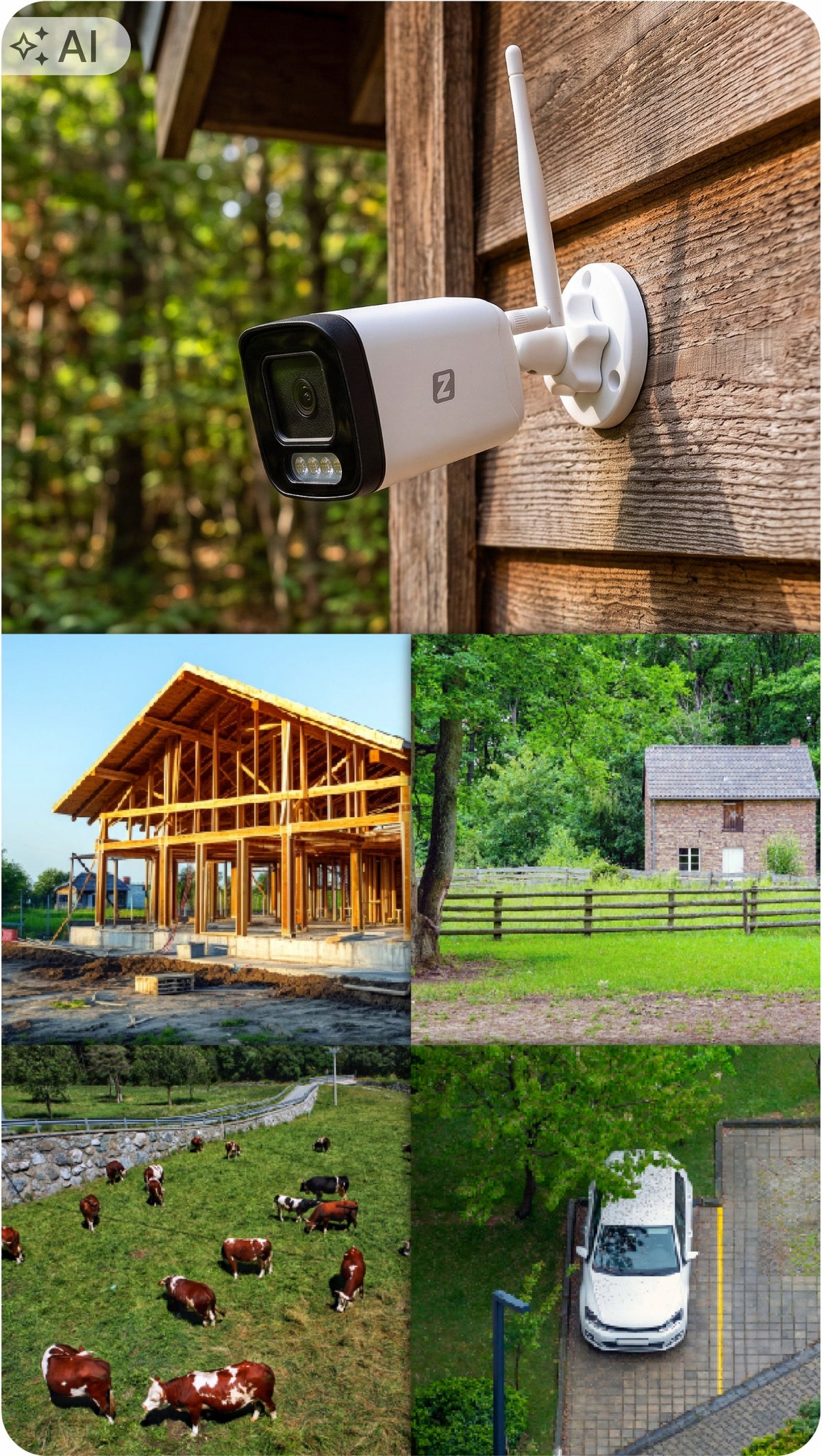 Outdoor Tube IP Camera WiFi 4MPx Dual Light, AUDIO 4xZOOM METAL Manufacturer code IKTW430V1