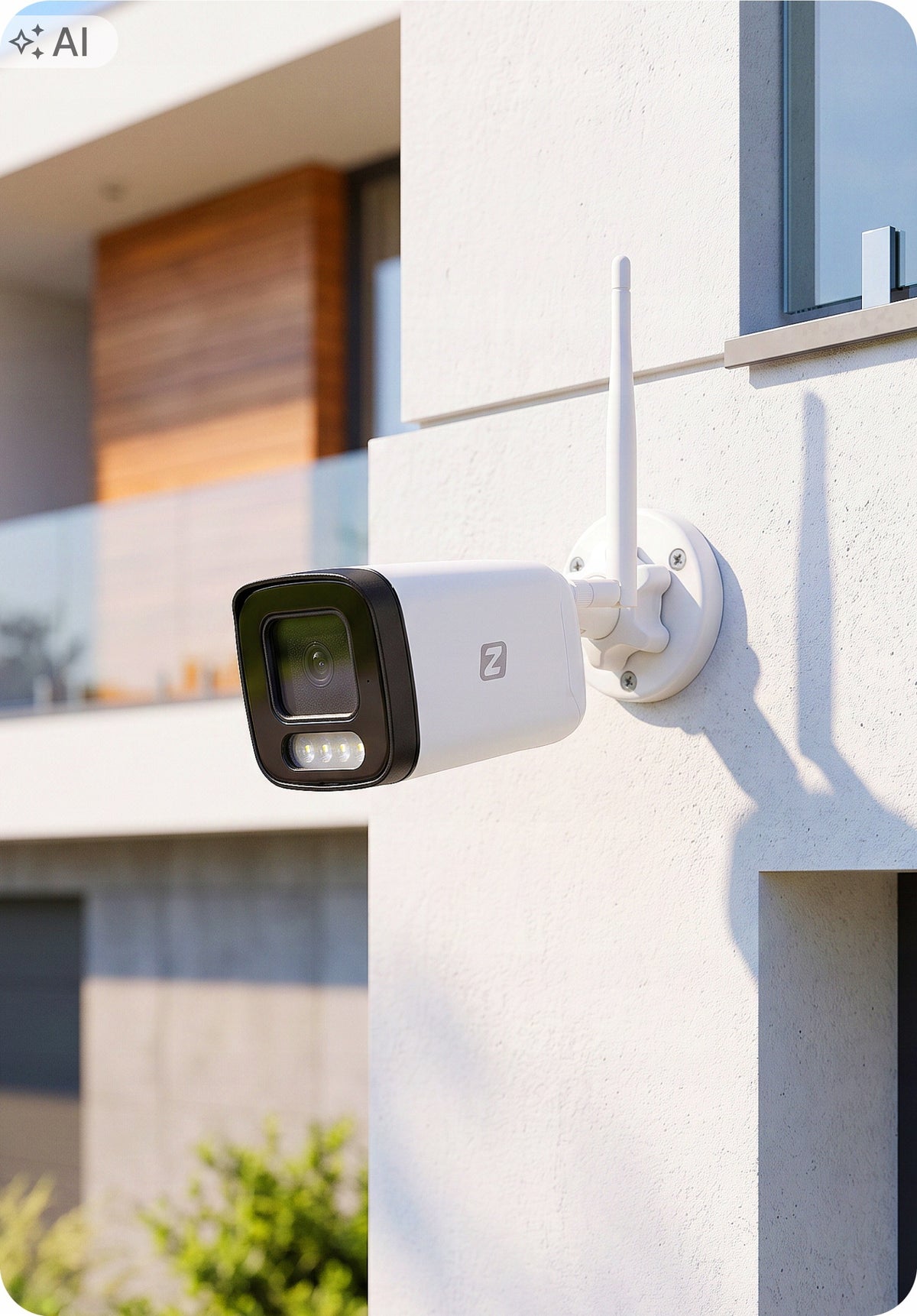 Outdoor Tube IP Camera WiFi 4MPx Dual Light, AUDIO 4xZOOM METAL Packaging status original