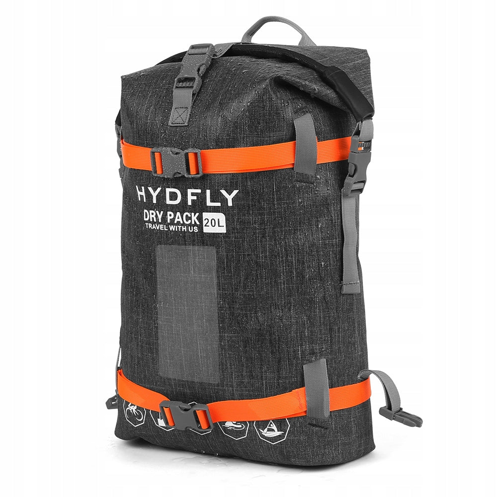 Outdoor Waterproof Dry Bag River Trekking Floating Backpack Retractable D Color gray