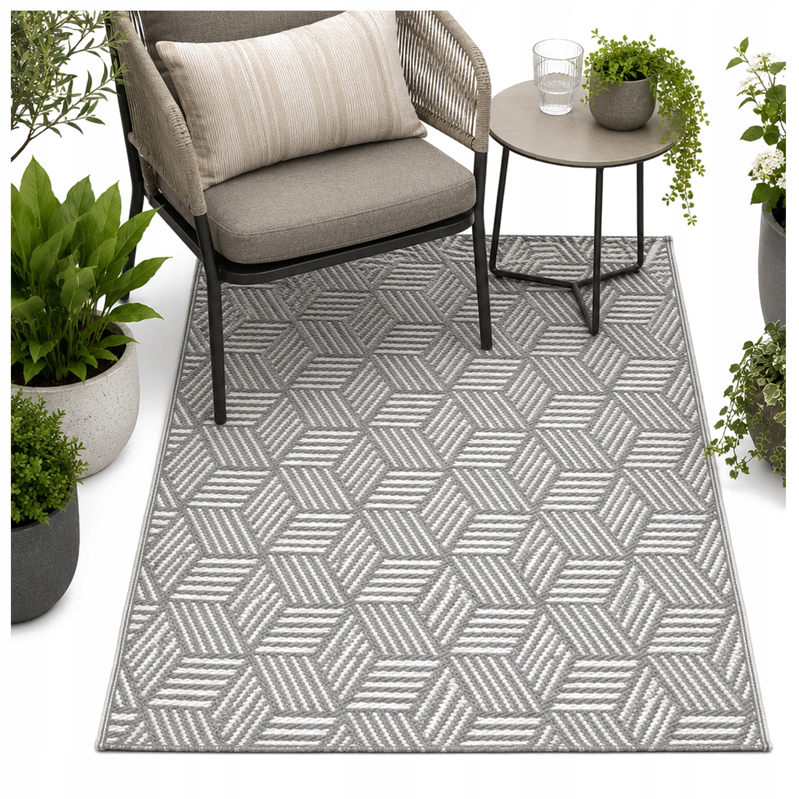 Outdoor carpet 80x120 cm terrace waterproof for terrace balcony for garden